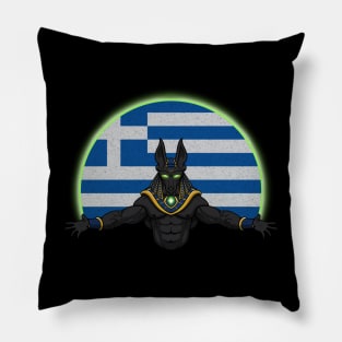 Anubis Greece Pillow