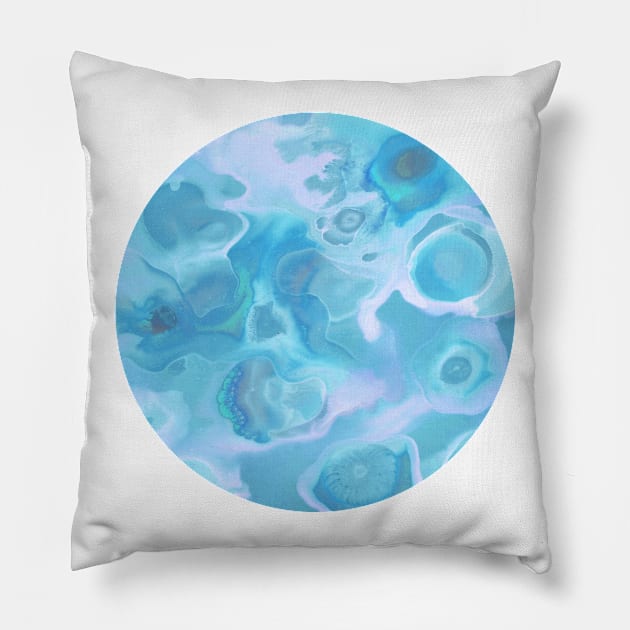 Lavender's Blue Pillow by micklyn