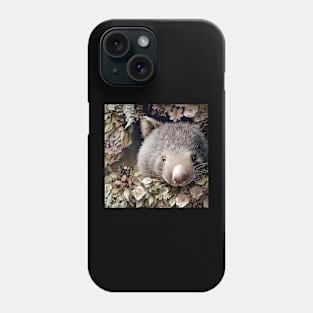 Floral Wombat Phone Case