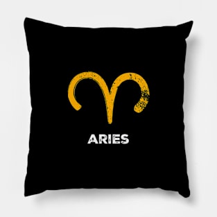 Aries Zodiac Sign Pillow