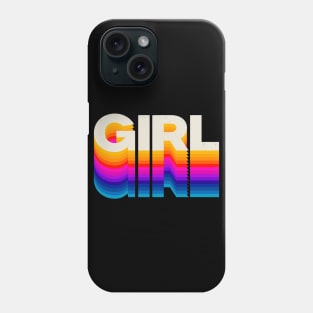 4 Letter Words - Girl Phone Case