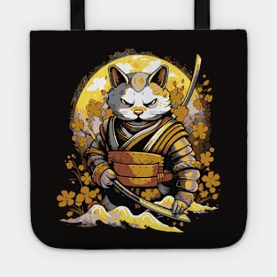 Cat Samurai Tote