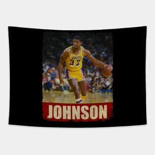 Magic Johnson - RETRO STYLE Tapestry