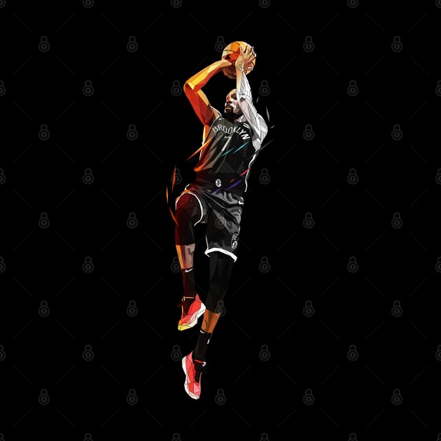 Kevin Durant Low Poly by pxl_g