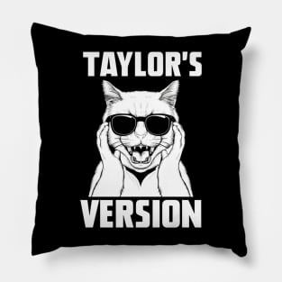 death metal taylors cat version Pillow