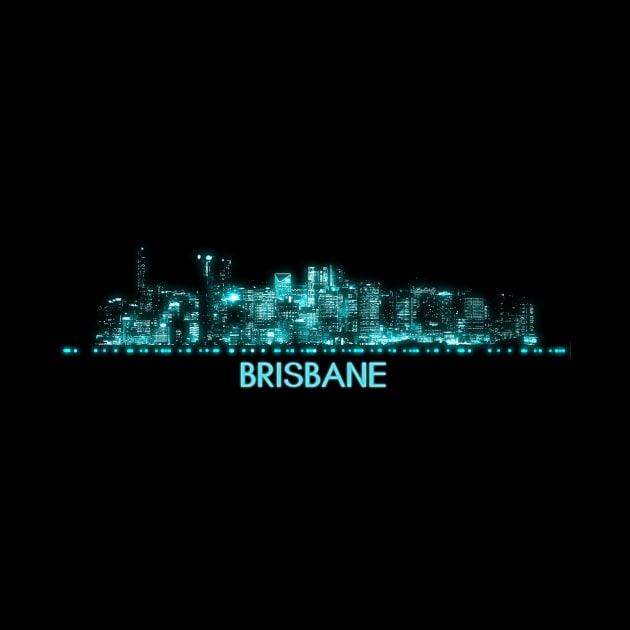 Brisbane Skyline by Jared S Davies