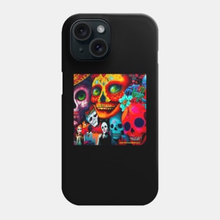 DAY OF THE DEAD SUGARSKULL2 Phone Case