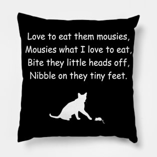 Funny mouse cat Pillow