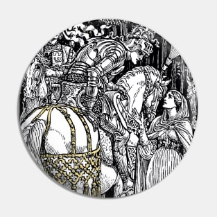 The Arming Of The Knights - The Quest For The Holy Grail Pin