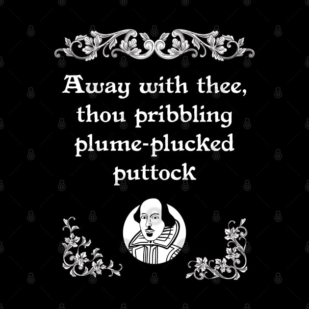 Shakespearean Insult Pribbling Puttock Tee by jplanet