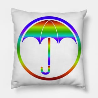 Rainbow Umbrella Academy Pillow