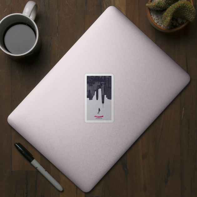 SPIDERVERSE GREY - Spider Man - Sticker