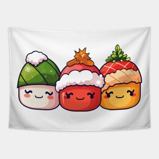 Christmas Sushi Tapestry