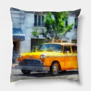 Cars - Vintage Checkered Cab Pillow