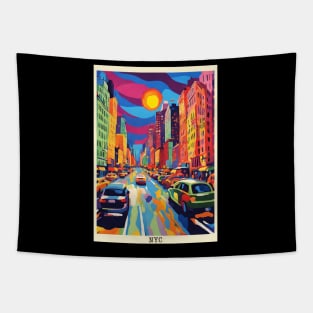 fauvism art of new york city usa 2 Tapestry