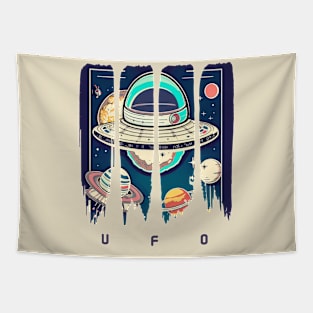 UFO Tshirt Tapestry