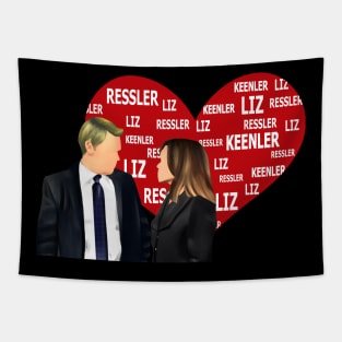 Keen and Ressler best scenes, the blacklist #keenler drawing Tapestry