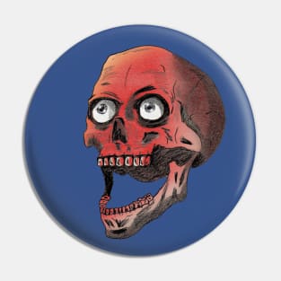 Screaming Skull Pin