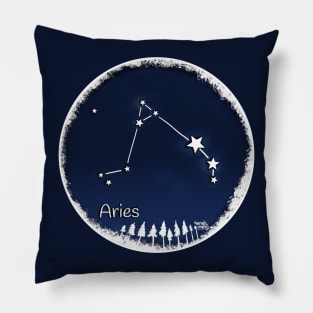 Aries sign - horoscope Pillow