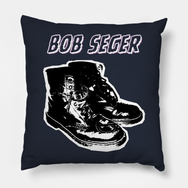 bob seger Pillow by SAMBIL PODCAST