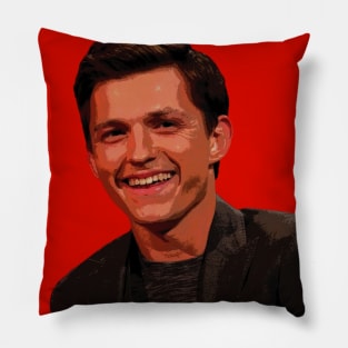 tom holland Pillow