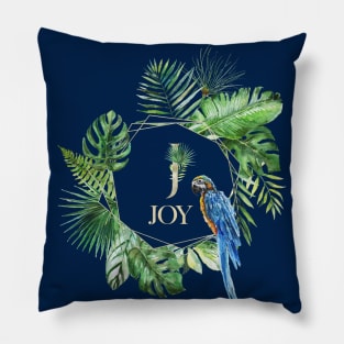 Tropic Wreath Joy Pillow