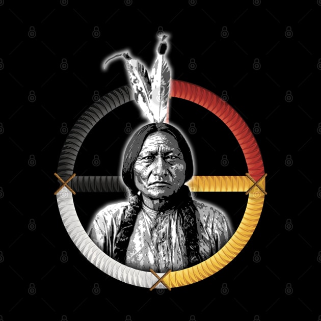 MEDICINE WHEEL 2 Chief Tȟatȟáŋka Íyotanke (Sitting Bull) by GardenOfNightmares