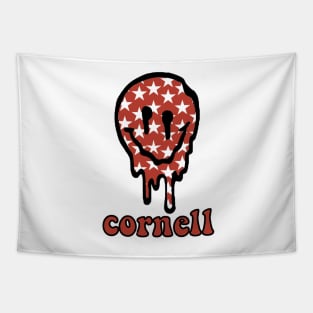 cornell drippy smiley Tapestry