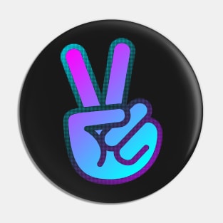 Two fingers (PEACE) Pin