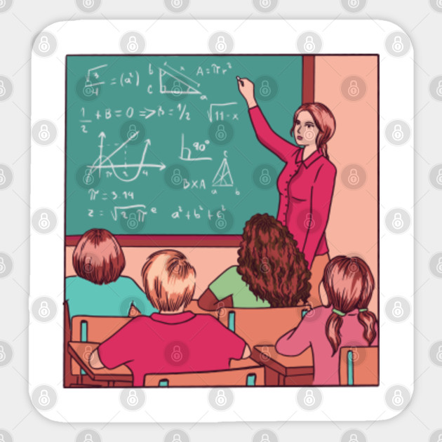 Teacher - Math Teachers Gifts - Sticker