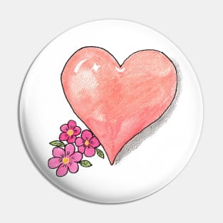 Big heart Pin