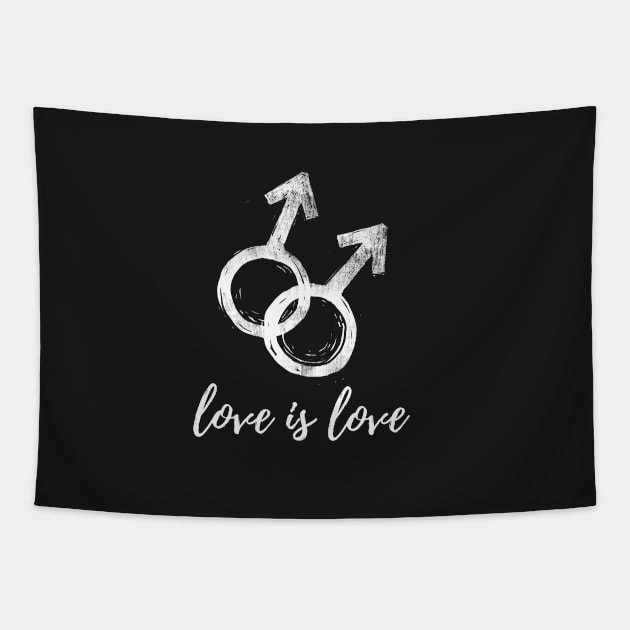 Love is Love Queer Tapestry by IllustratedActivist