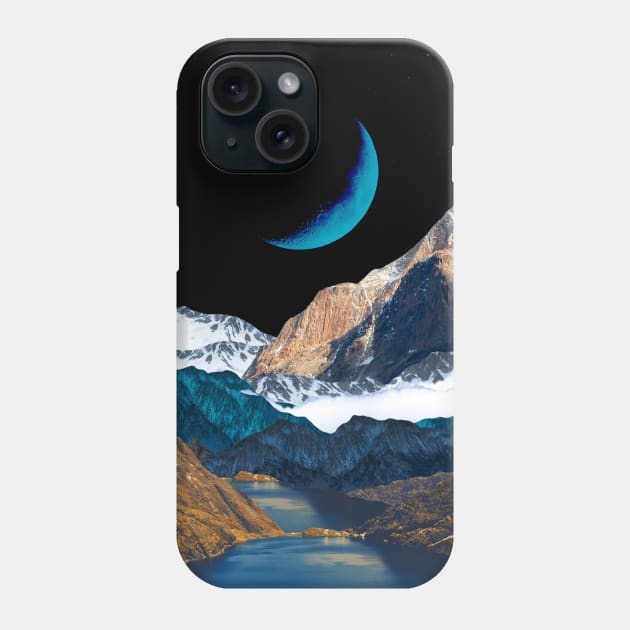 Once in a Blue Moon Phone Case by leafandpetaldesign