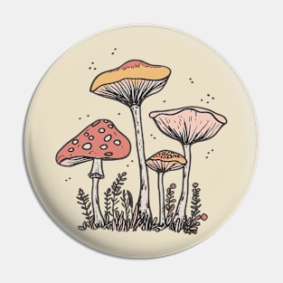 Mushrooms Pin