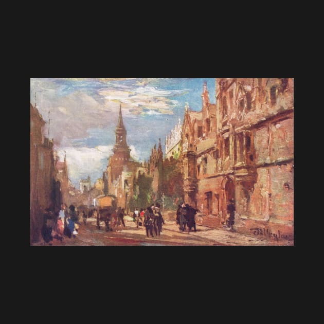 All Souls College & High Street, Oxford in the 1900s by artfromthepast