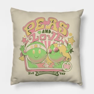 Peas and Love Pillow