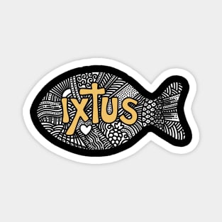 The Christian symbol, the fish is Jesus Christ. Magnet