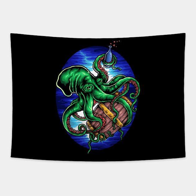 UNDERWATER DIVING Tapestry by ReignGFX