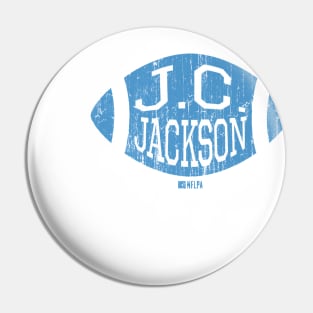 J.C. Jackson Los Angeles C Football Pin