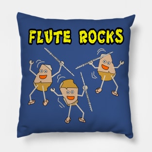 Three Flute Rocks Pillow