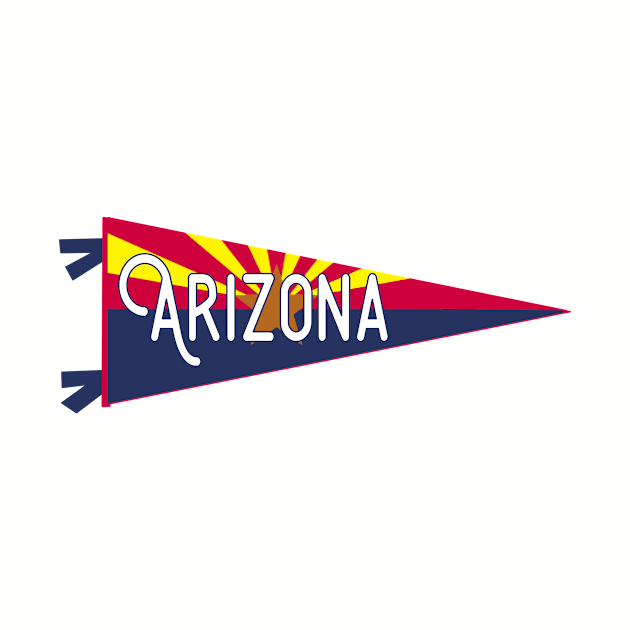 Arizona Flag Pennant by zsonn