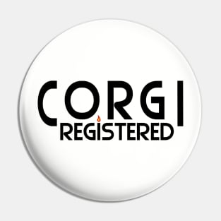 CORGI registered friends Pin