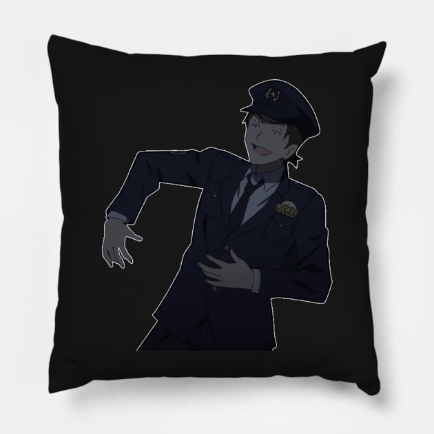 Zombieland Saga Policeman Pillow by KokoroPopShop