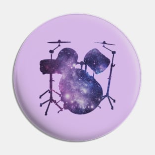 Space Drum Set Pin