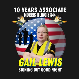 Signing Out Good Night Gail Lewis American Hero T-Shirt