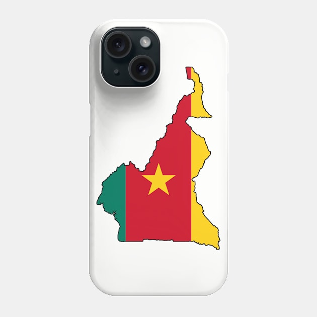 Cameroon Map Phone Case by Historia