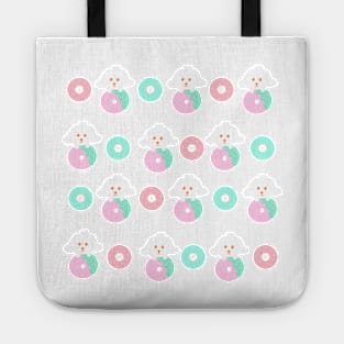 Donut Puppy Pattern Tote