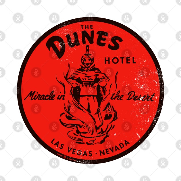 Vintage Retro the Dunes Casino Resort Las Vegas by StudioPM71