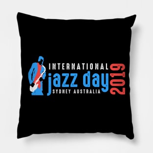 Jazz Day Sydney Australia 2019 Pillow