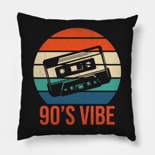 Nostalgic 90s Mixtape Design - Rewind the Memories Pillow